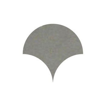 Mosaic House Moroccan tile Fleurs Loose 27 Dark Gray  solid zellige, mosaic, zellij, loose, size, glaze 